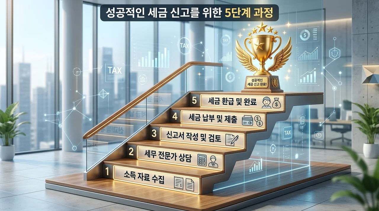 절세 실전! 5월 종합소득세 신고 5단계