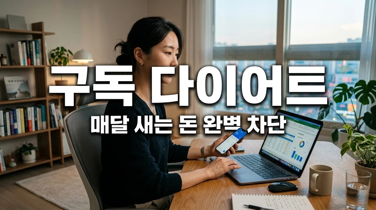 2026년 구독 다이어트 실전 가이드: 숨어 나가는 돈 10만원 아끼는 법