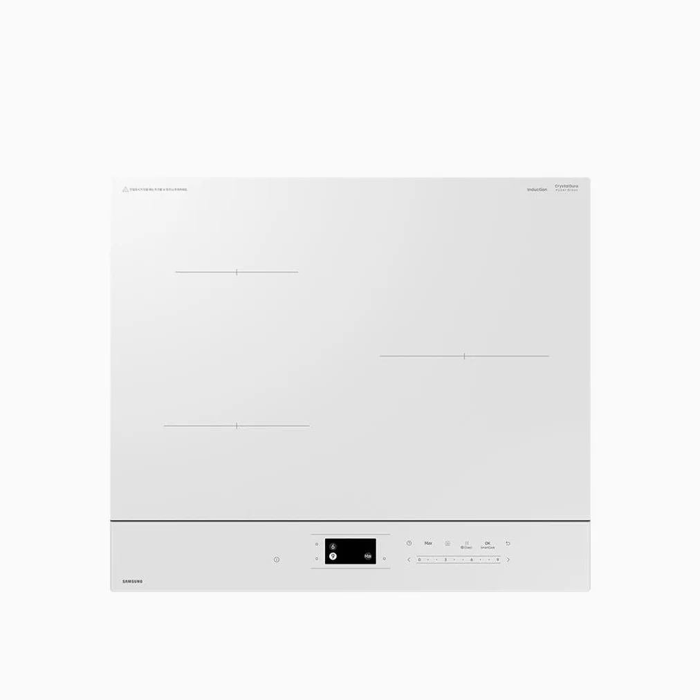 삼성전자 비스포크 CC80F63W1Z 화이트 인덕션 3구 빌트인 슬림핏 프레임리스 상세 이미지 3