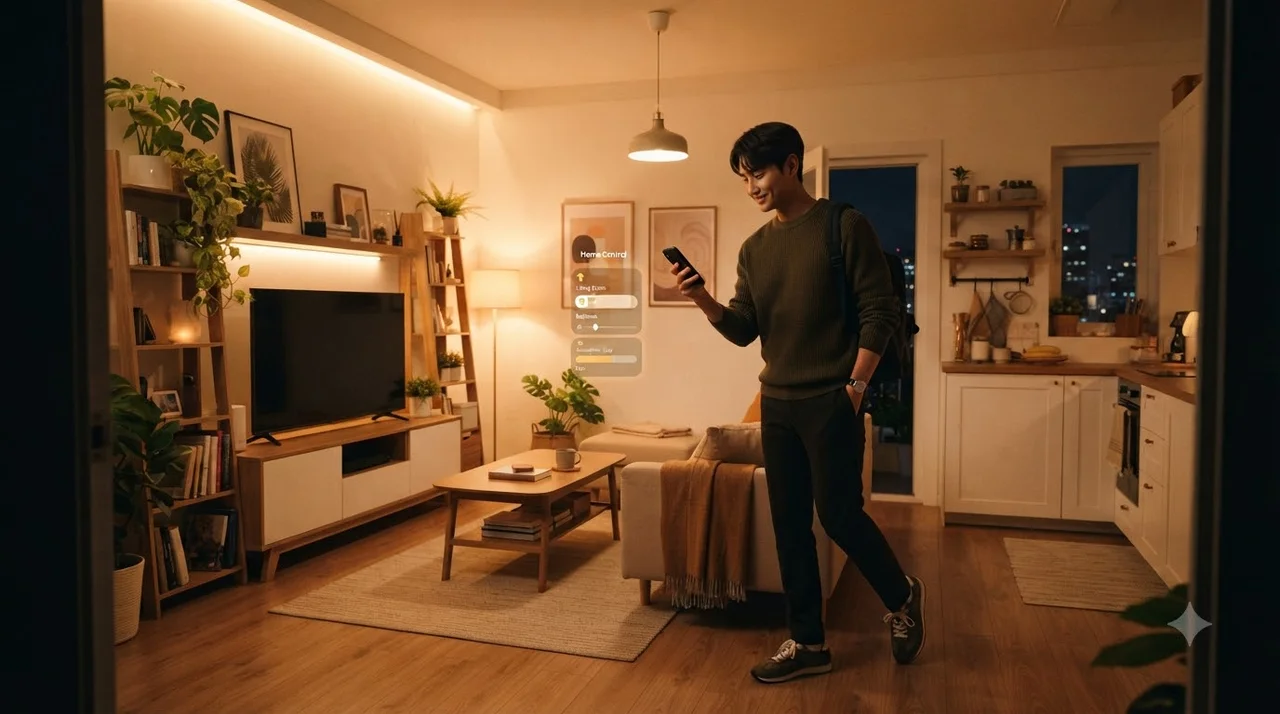 퇴근 후 어두운 방은 이제 그만! 조명 자동화로 시작하는 자취 라이프
