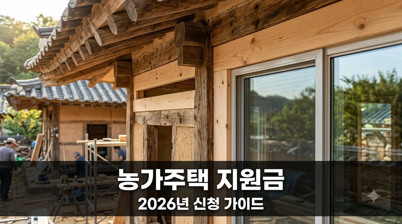 농가주택 리모델링 지원금 2026년 신청자격 및 정부 융자 방법 총정리