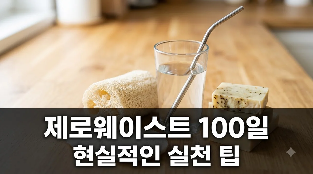 제로웨이스트 챌린지 100일 도전기 초보자 실천 팁과 성공 실패 총정리
