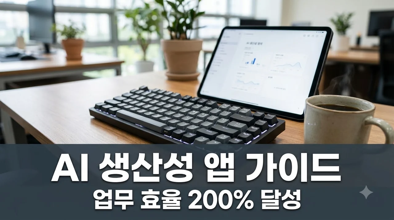 2026년 직장인 AI 생산성 앱 필수가이드: 칼퇴 부르는 5가지 툴