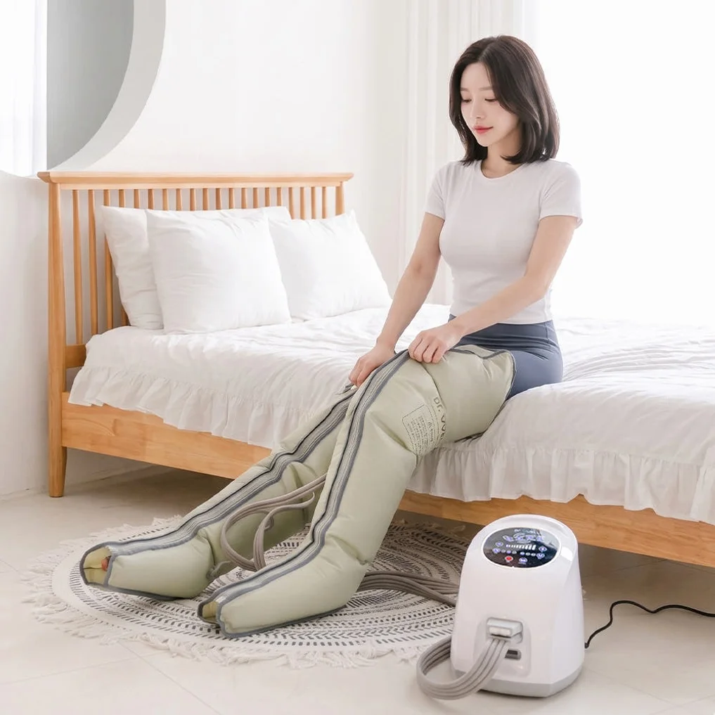 닥터웰 종아리 공기압 마사지기 발 장화 안마기 에어웨이브 DR-5180 (그레이)본체+다리 상세 이미지 1
