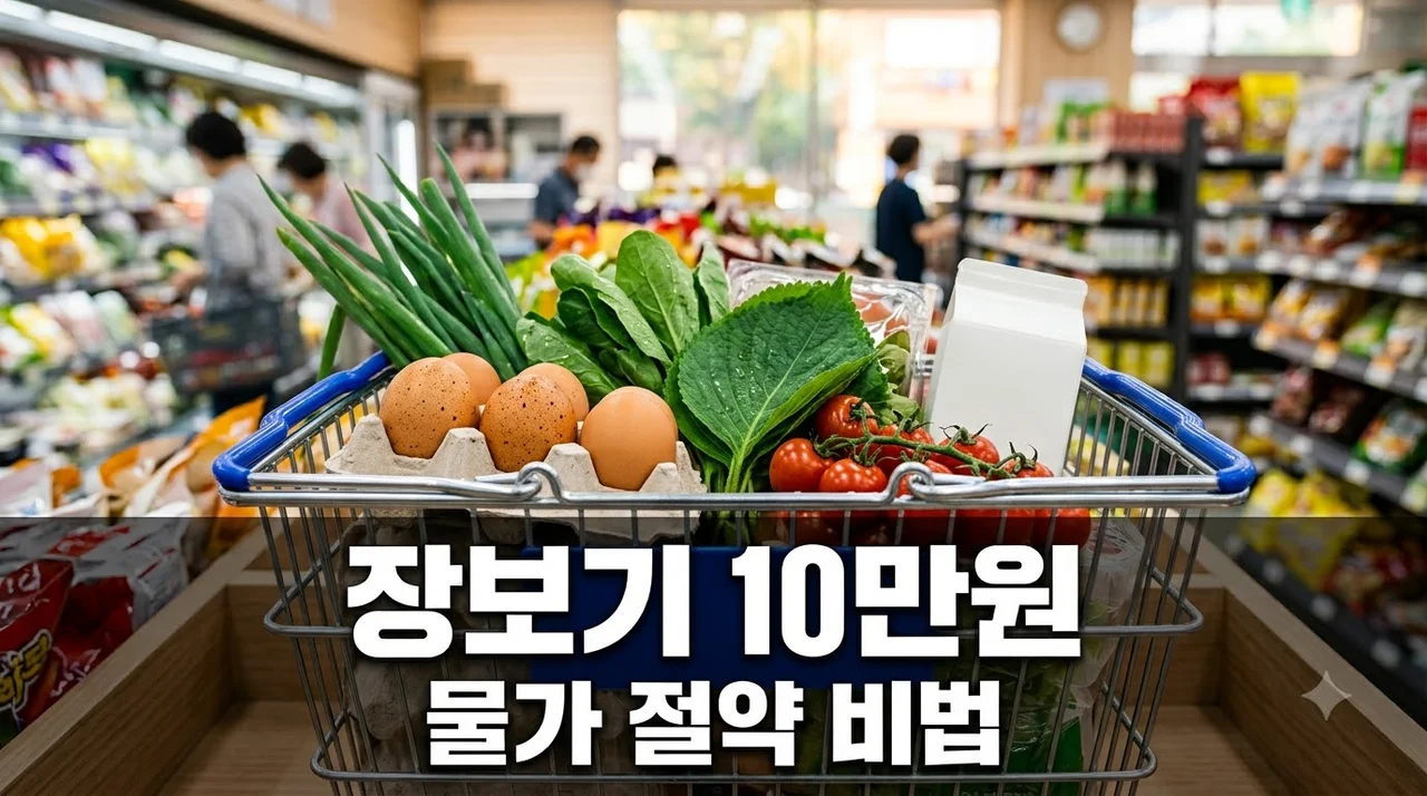 마트 장보기 10만원 들고 갔는데 바구니가 텅 빈 이유와 절약 꿀팁