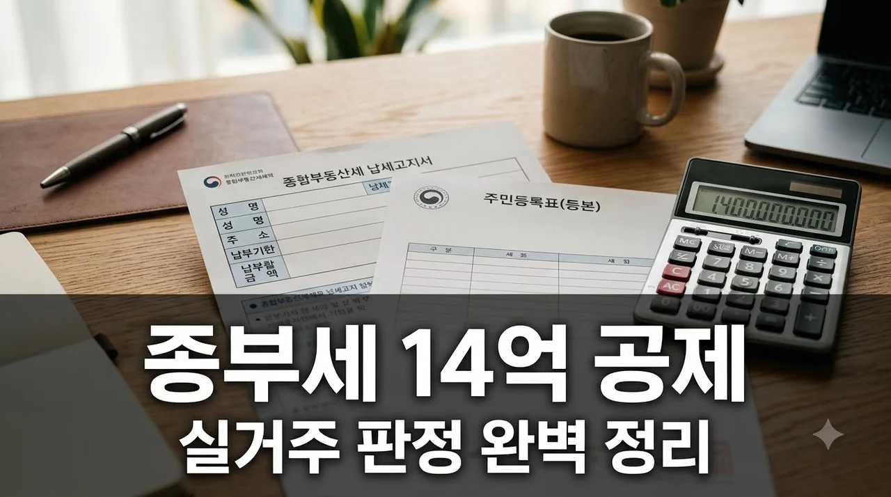 실거주 1주택 종부세 14억 공제 총정리: 대상과 판정 기준