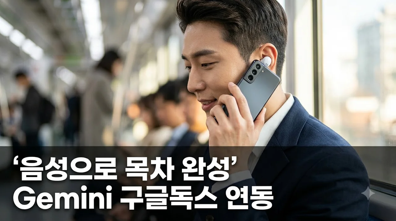 Gemini Live 음성 워크플로: 이동 중 말한 아이디어 구글독스 정리법