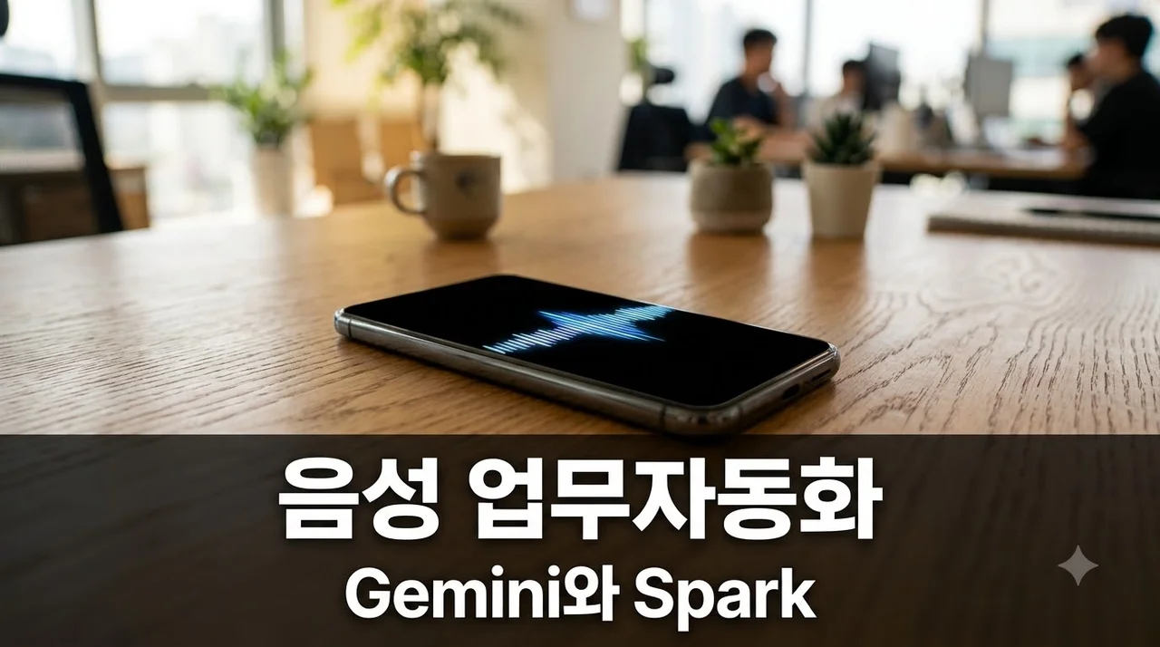 Gemini Live와 Spark 음성 업무자동화 시작하기: 가능한 작업과 한계