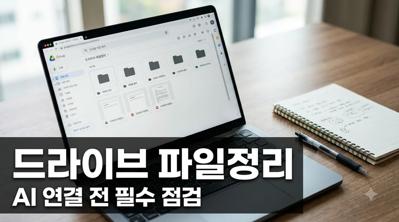 Google Drive·Sheets 연결 전 체크리스트: AI 파일 줄이기
