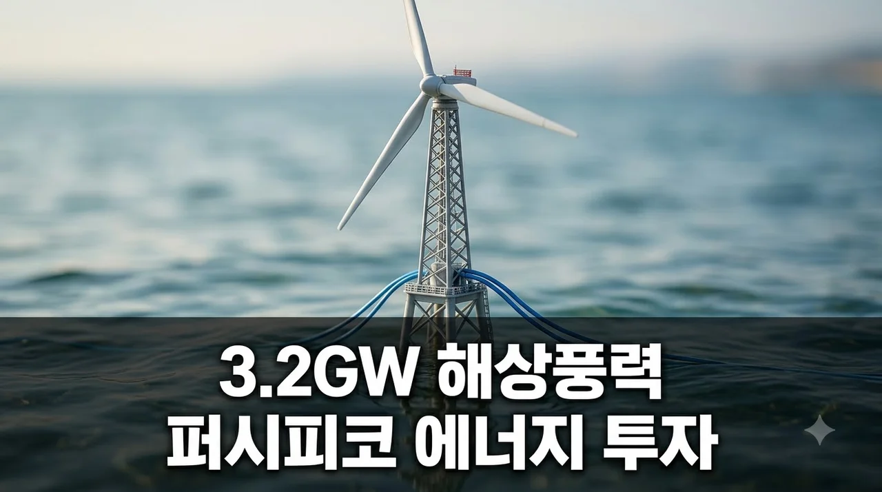 전남광주 3.2GW 해상풍력 프로젝트 퍼시피코 에너지 투자신고 총정리