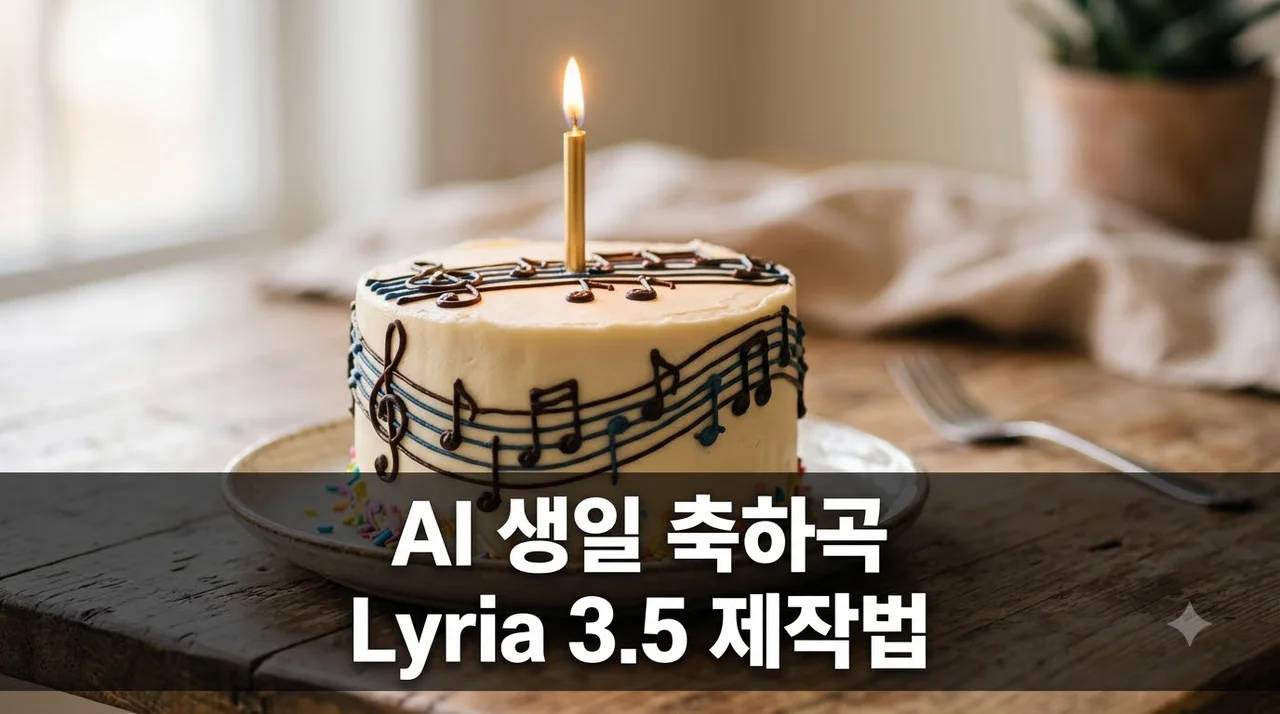 생일 축하곡을 AI로 만드는 법: Lyria 3.5 커스텀 트랙 아이디어 10가지