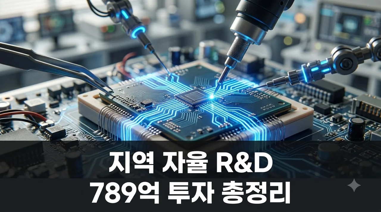 4극3특 지역 자율 R&D 출범: 7개 권역 789억 원 투자 총정리