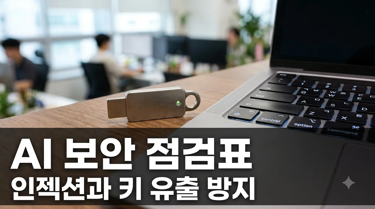 프롬프트 인젝션·API 키 노출 막기: AI 업무자동화 보안 점검표
