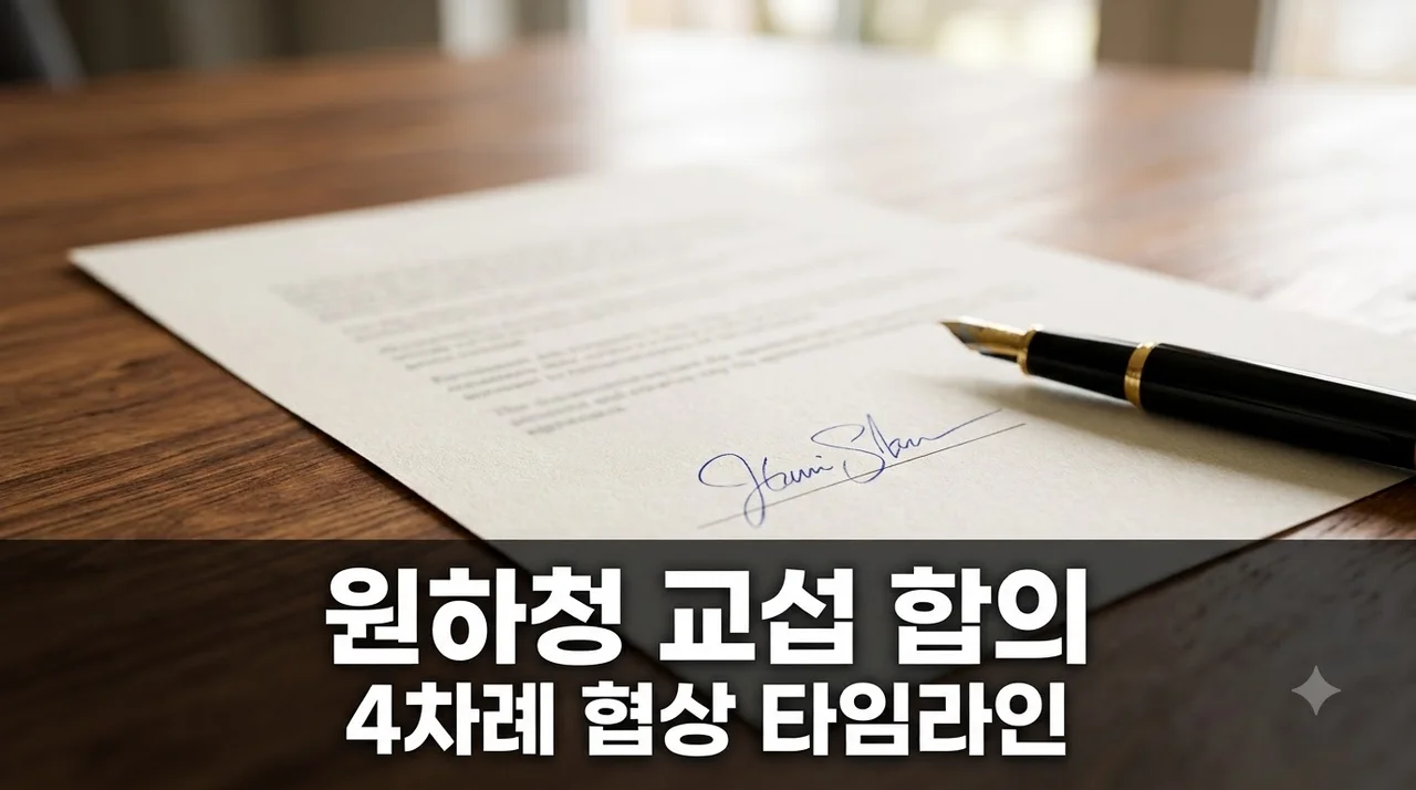 8월 20일 상견례 후 4차례 교섭: 원·하청 합의 과정 타임라인 정리