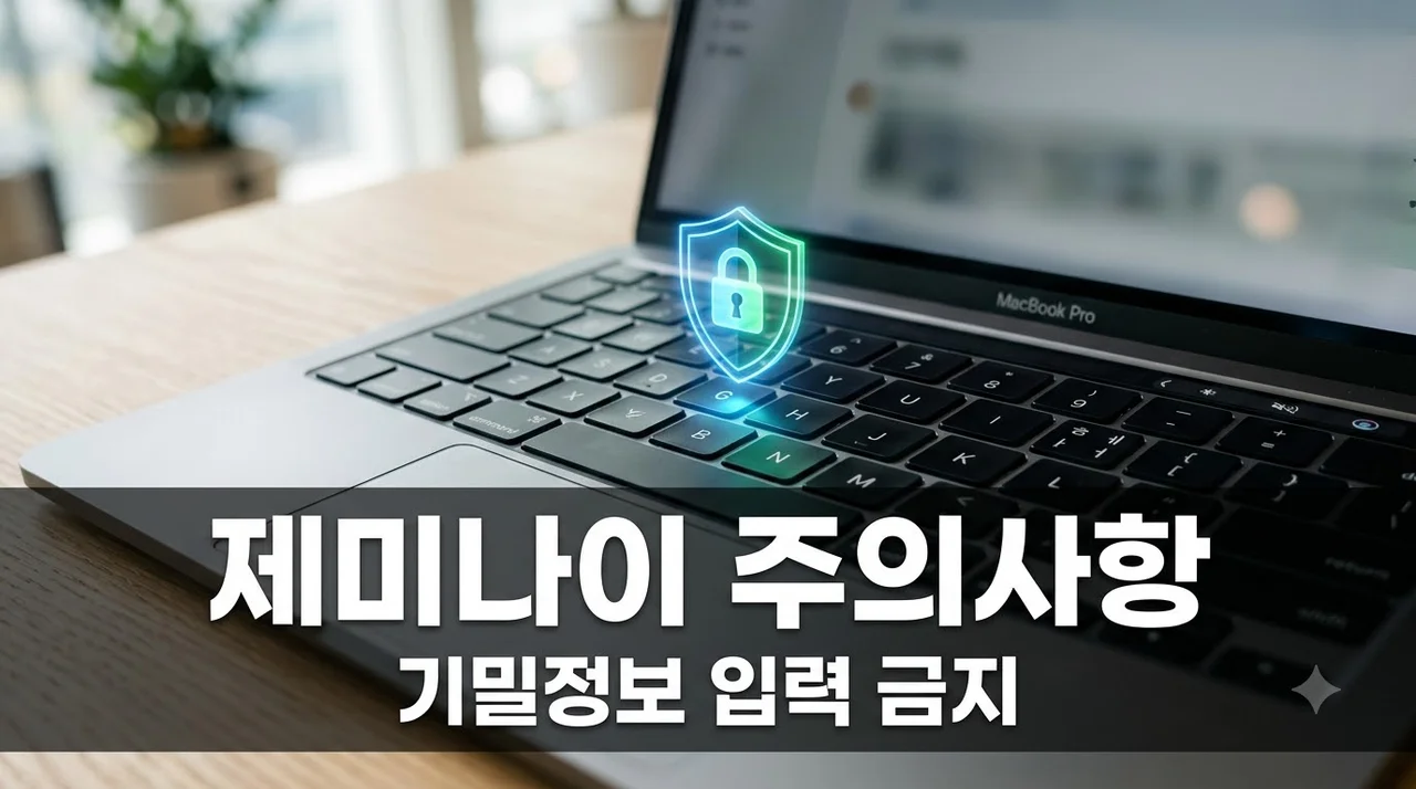 Gemini 인적 검토 완벽 대비법: 절대 입력하면 안 될 기밀정보