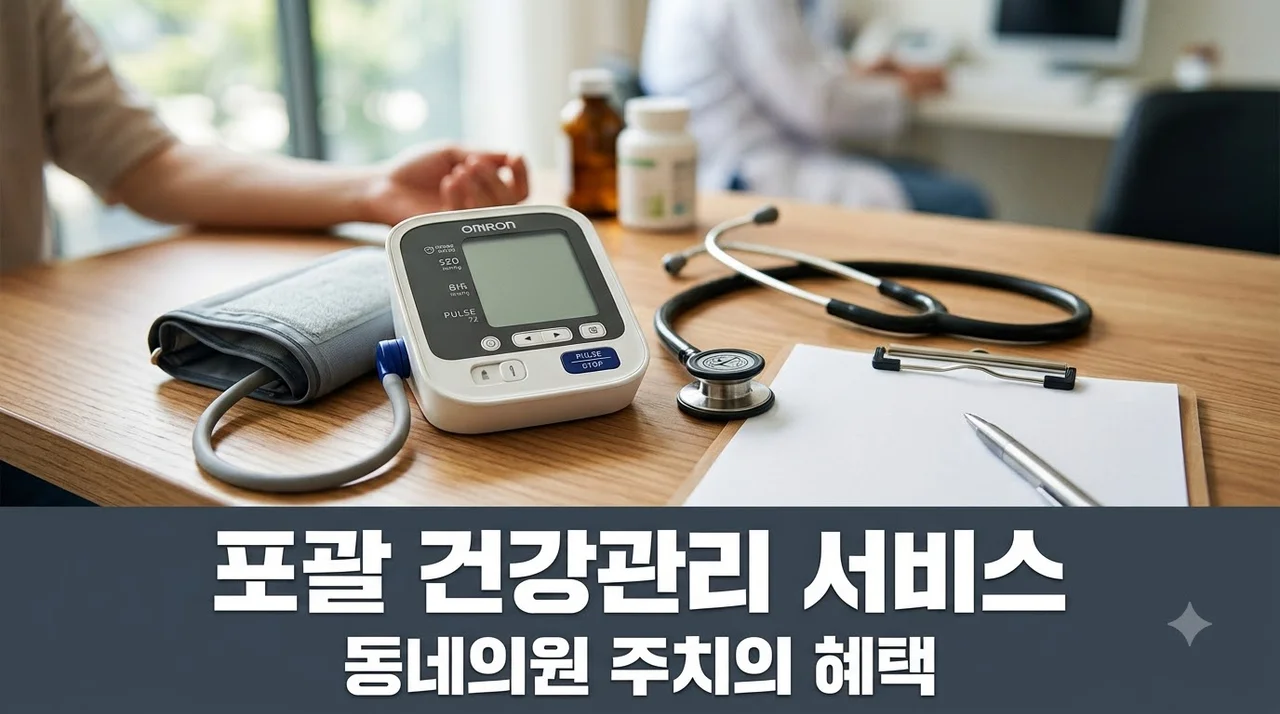 포괄 건강관리 서비스 신청 자격부터 혜택 및 동네의원 이용법 총정리
