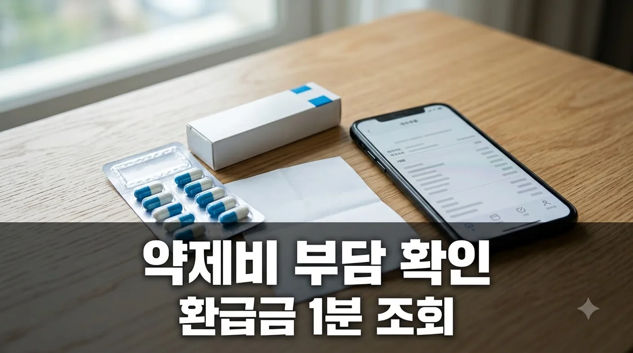 약제비 부담 확인 방법과 환급금 조회 신청 완벽 가이드