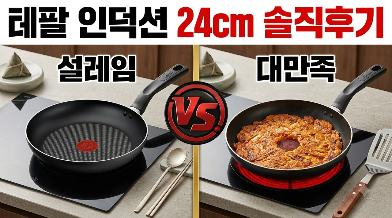 테팔 인덕션 티타늄 1X 델피니 프라이팬 24cm 솔직후기