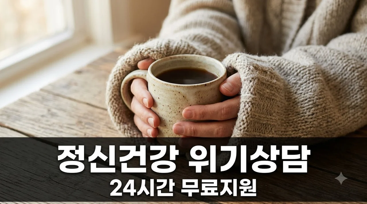정신건강 위기 상담 24시간 전화번호 및 무료 지원 방법 총정리